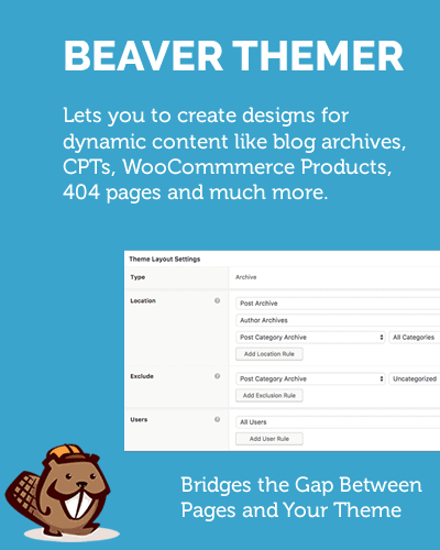 Beaver Themer Plugin